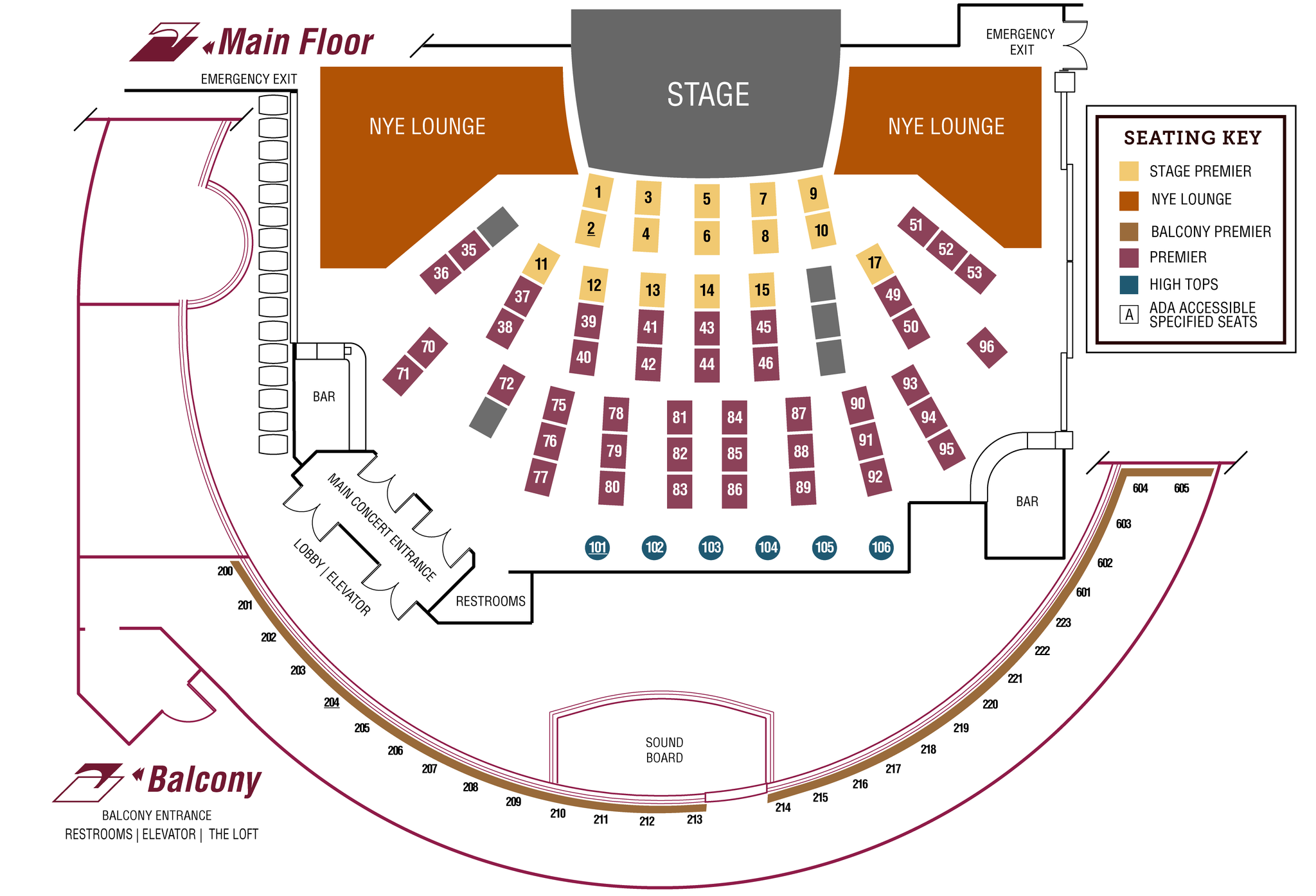 City Winery Nyc Seating Chart